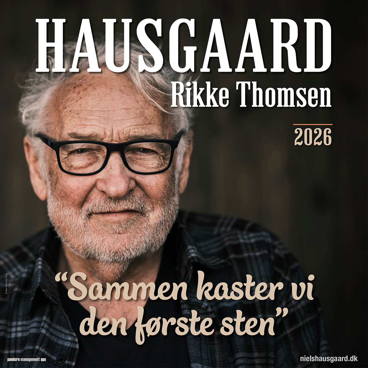 Niels Hausgaard 2026 – SoMe 1200×1200